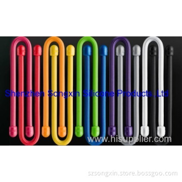 18" Colorful Twist Tie For Traveling Use 
